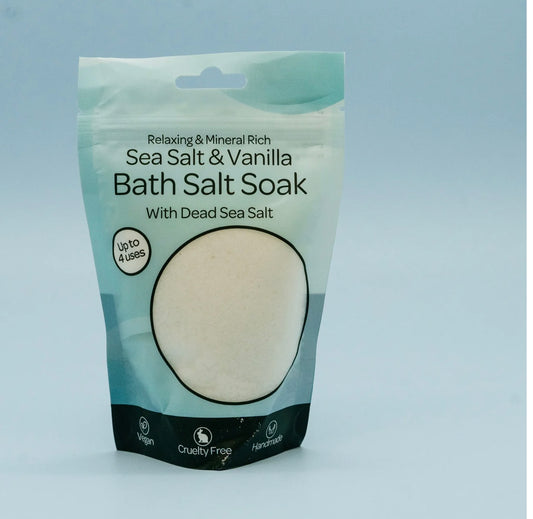 Sea Salt & Vanilla Bath Salt Soak