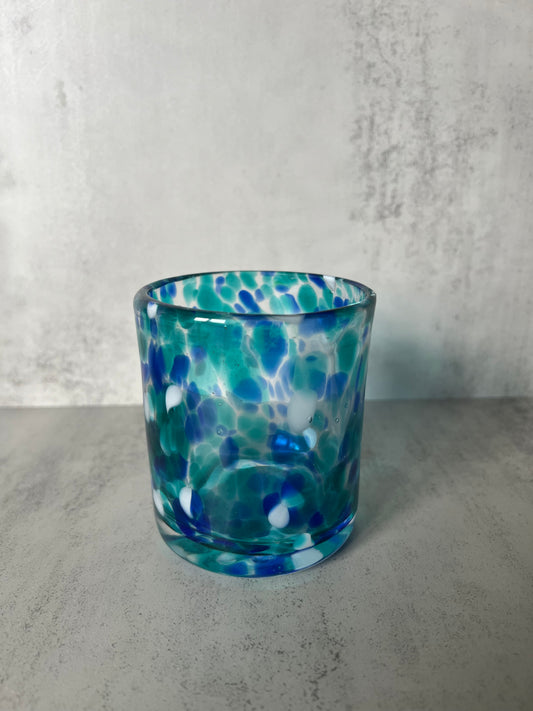 20c Santorini Glass Candle Jar