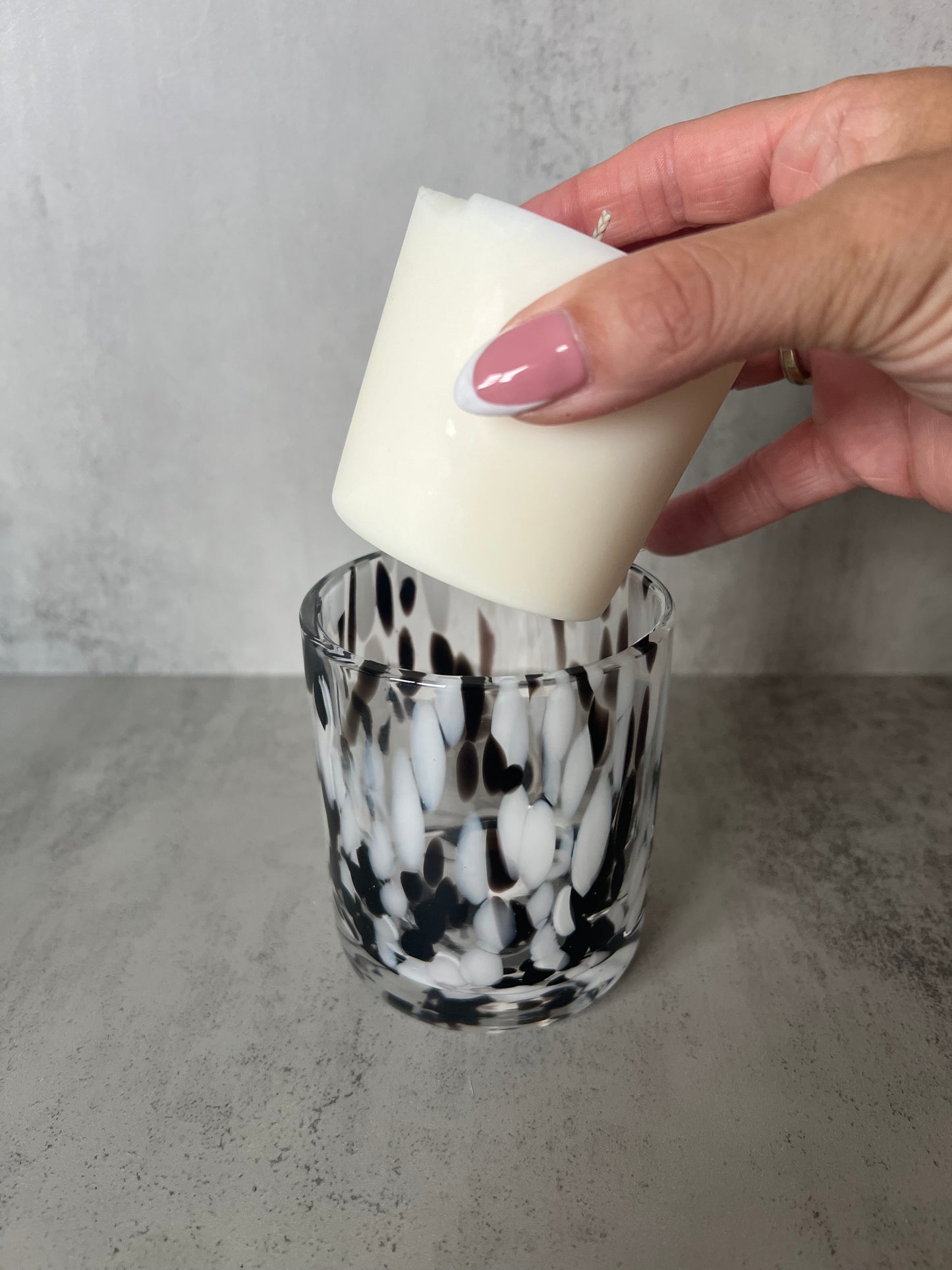 20cl Dalmation Glass Candle Jar